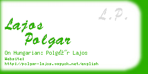 lajos polgar business card